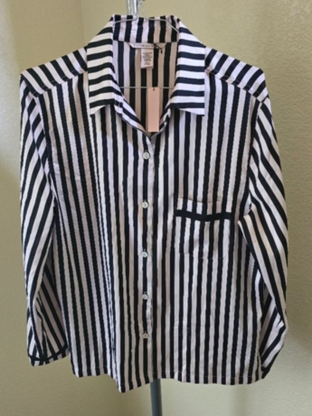 Victoria Secrets Striped Lounge Wear Top. Brand New with Tags